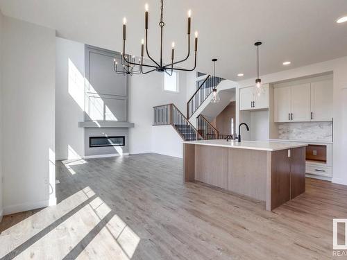 1552 Howes Place, Edmonton, AB - Indoor Photo Showing Kitchen With Upgraded Kitchen