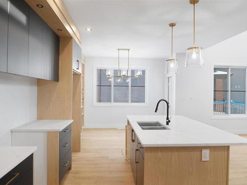 38 Tilia Place, Spruce Grove, AB - Indoor Photo Showing Kitchen With Double Sink