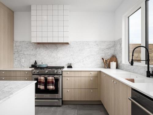 9252 76 Street, Edmonton, AB - Indoor Photo Showing Kitchen With Upgraded Kitchen