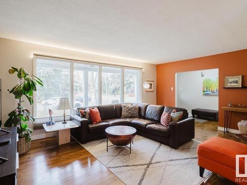 9749 143 Street, Edmonton, AB - Indoor Photo Showing Living Room