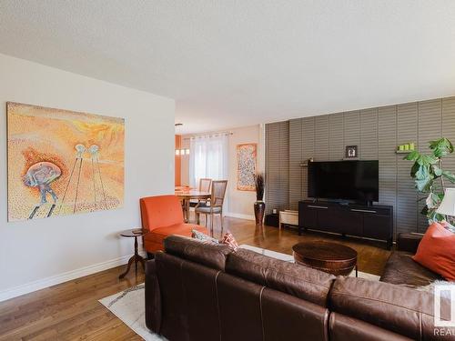 9749 143 Street, Edmonton, AB - Indoor Photo Showing Living Room