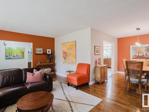 9749 143 Street, Edmonton, AB - Indoor Photo Showing Living Room