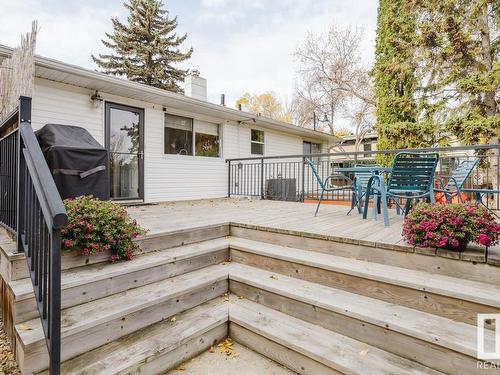 9749 143 Street, Edmonton, AB - Outdoor With Deck Patio Veranda With Exterior