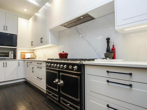 438 Estate Drive, Sherwood Park, AB - Indoor Photo Showing Kitchen With Upgraded Kitchen