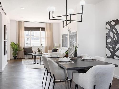 17328 2 Street, Edmonton, AB - Indoor Photo Showing Dining Room