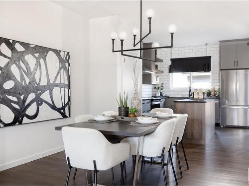 17328 2 Street, Edmonton, AB - Indoor Photo Showing Dining Room