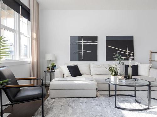 17328 2 Street, Edmonton, AB - Indoor Photo Showing Living Room