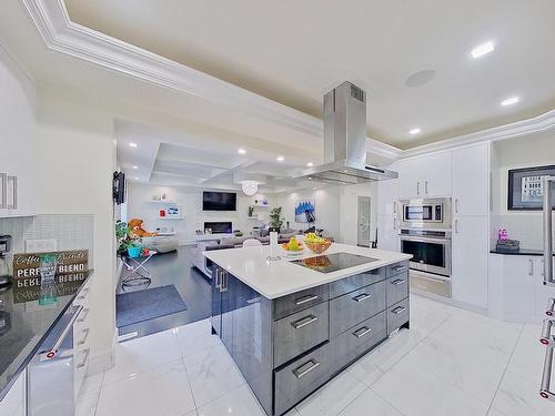 16611 9 St, Edmonton, AB - Indoor Photo Showing Kitchen With Upgraded Kitchen