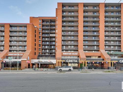 1206 10145 109 Street, Edmonton, AB - Outdoor With Balcony With Facade