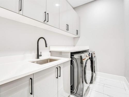 1740 18 Street, Edmonton, AB - Indoor Photo Showing Laundry Room