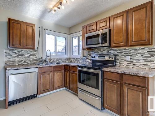 4208 104 Avenue, Edmonton, AB - Indoor Photo Showing Kitchen With Double Sink