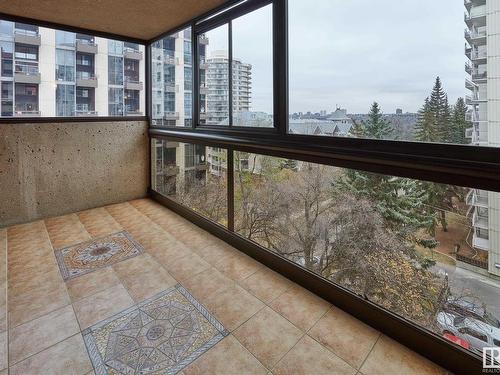 7C 10050 118 Street, Edmonton, AB - Outdoor With Balcony