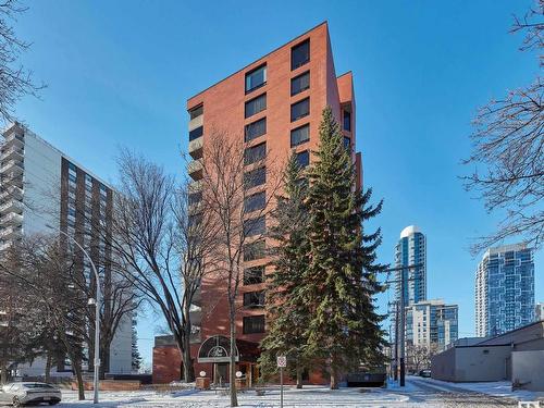 7C 10050 118 Street, Edmonton, AB - Outdoor With Facade