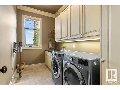 37 Riverridge Road, Rural Sturgeon County, AB - Indoor Photo Showing Laundry Room