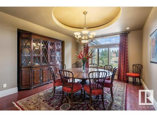 37 Riverridge Road, Rural Sturgeon County, AB - Indoor Photo Showing Dining Room