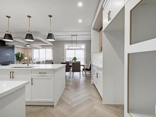 37 Edgefield Way, St. Albert, AB - Indoor Photo Showing Kitchen With Upgraded Kitchen