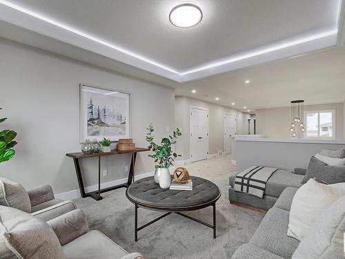 37 Edgefield Way, St. Albert, AB - Indoor Photo Showing Living Room