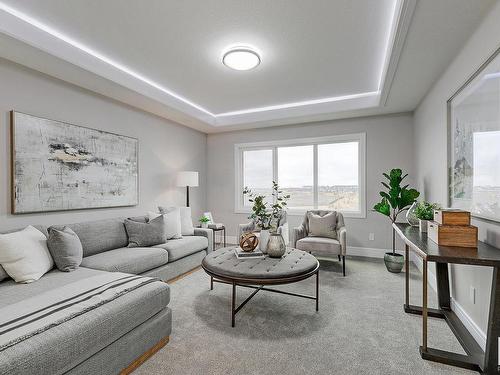 37 Edgefield Way, St. Albert, AB - Indoor Photo Showing Living Room