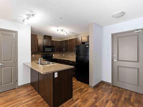 104 103 Ambleside Drive, Edmonton, AB - Indoor Photo Showing Kitchen With Double Sink