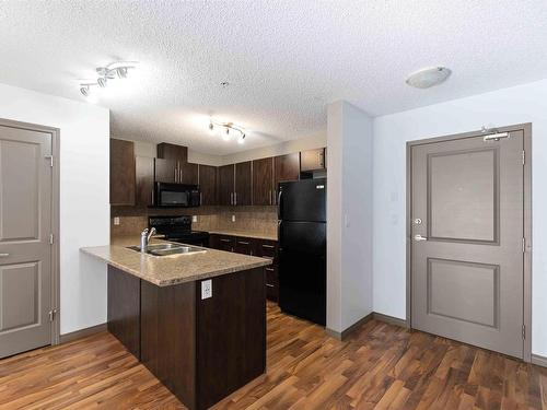 104 103 Ambleside Drive, Edmonton, AB - Indoor Photo Showing Kitchen With Double Sink