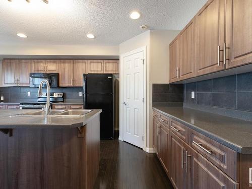 103 655 Tamarack Road, Edmonton, AB - Indoor Photo Showing Kitchen With Double Sink