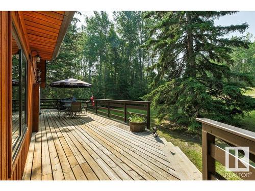 409 1414 Hwy 37, Rural Lac Ste. Anne County, AB - Outdoor With Deck Patio Veranda