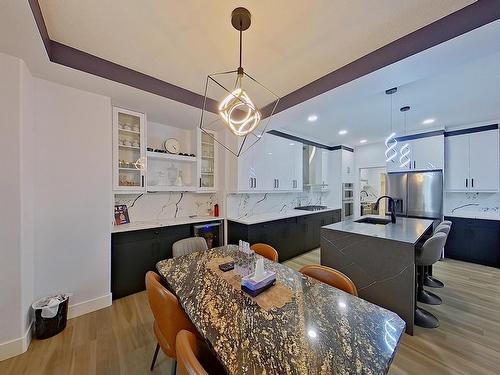 5806 Peltier Close, Beaumont, AB - Indoor Photo Showing Dining Room