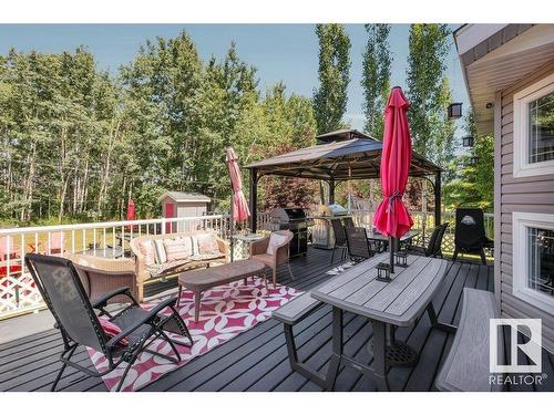 8-50322 Rge Rd 10, Rural Parkland County, AB - Outdoor With Deck Patio Veranda With Exterior