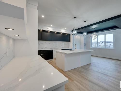 9 Elderberry Point(E), Fort Saskatchewan, AB - Indoor Photo Showing Kitchen