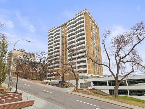 1001 9725 106 Street, Edmonton, AB - Outdoor With Balcony With Facade