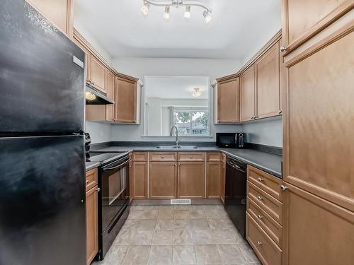 12304 117 Avenue, Edmonton, AB - Indoor Photo Showing Kitchen With Double Sink