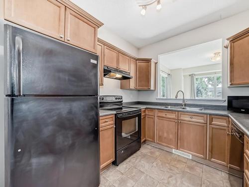 12304 117 Avenue, Edmonton, AB - Indoor Photo Showing Kitchen With Double Sink