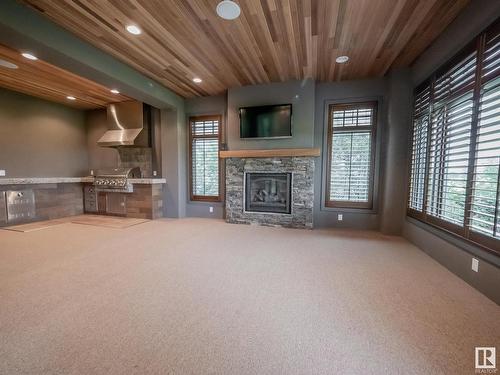 471 52328 Rge Road 233, Rural Strathcona County, AB - Indoor With Fireplace