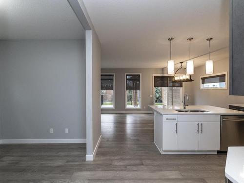 5 Jamison Crescent, St. Albert, AB - Indoor Photo Showing Kitchen With Double Sink With Upgraded Kitchen