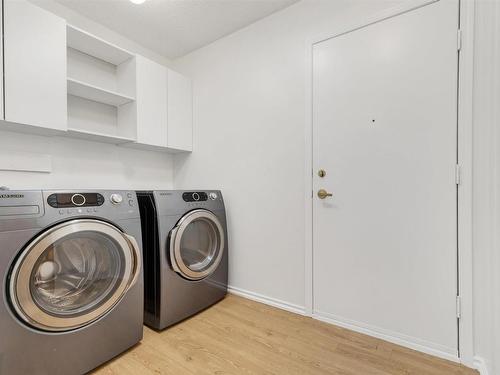 201 Knottwood N, Edmonton, AB - Indoor Photo Showing Laundry Room