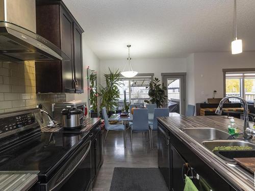 9755 224 Street, Edmonton, AB - Indoor Photo Showing Kitchen With Double Sink