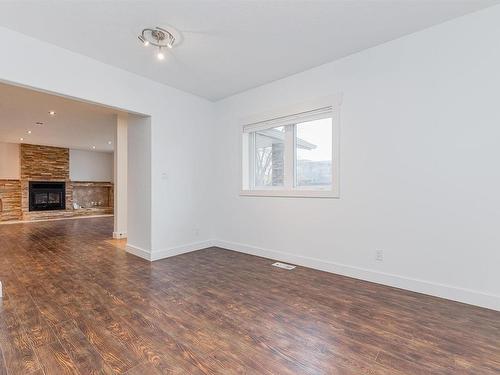 5911 110 Street, Edmonton, AB - Indoor Photo Showing Other Room With Fireplace