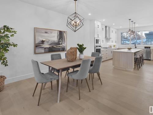 9627 74 Avenue, Edmonton, AB - Indoor Photo Showing Kitchen With Upgraded Kitchen