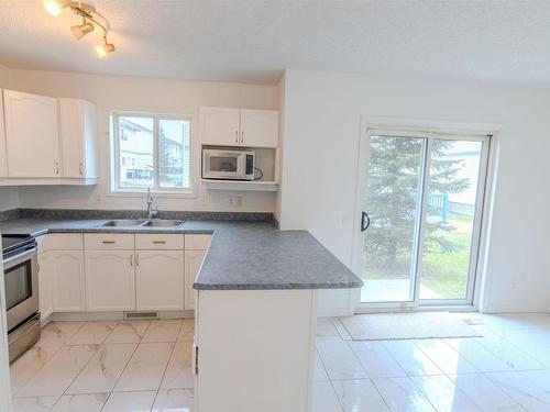 88 10909 106 Street, Edmonton, AB - Indoor Photo Showing Kitchen With Double Sink