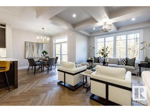 6632 Crawford Landing Landing, Edmonton, AB - Indoor Photo Showing Living Room