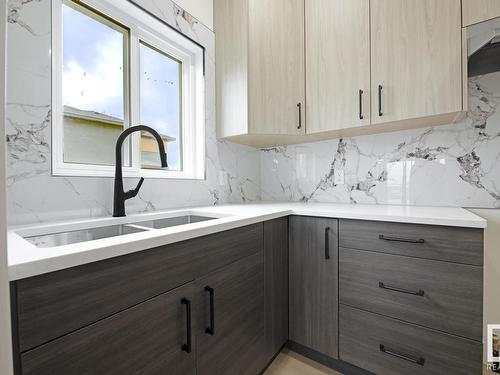 2641 62 Ave, Rural Leduc County, AB - Indoor Photo Showing Kitchen With Double Sink With Upgraded Kitchen