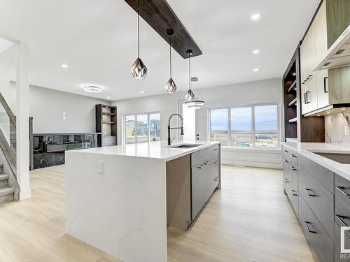 2641 62 Ave, Rural Leduc County, AB - Indoor Photo Showing Kitchen With Upgraded Kitchen