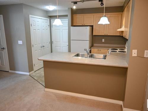 211 616 Mcallister Loop, Edmonton, AB - Indoor Photo Showing Kitchen With Double Sink