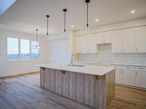 5125 Kinney Way, Edmonton, AB - Indoor Photo Showing Kitchen With Upgraded Kitchen