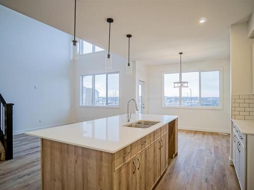 5125 Kinney Way, Edmonton, AB - Indoor Photo Showing Kitchen With Double Sink