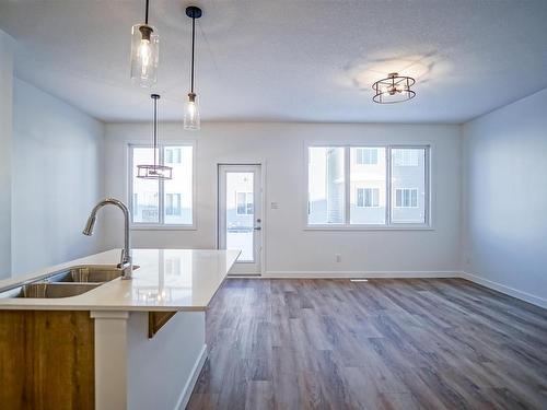 1308 13 Avenue, Edmonton, AB - Indoor Photo Showing Kitchen With Double Sink