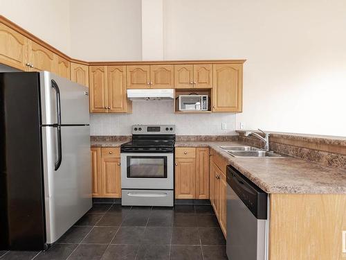 10313 157 Street, Edmonton, AB - Indoor Photo Showing Kitchen With Double Sink