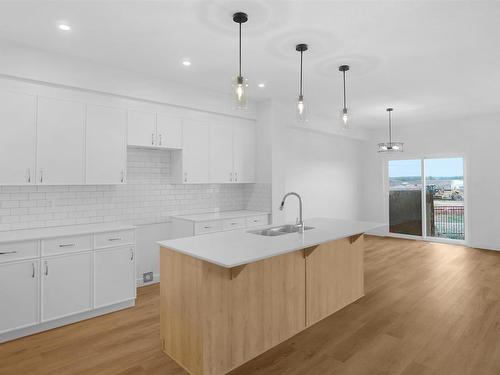 1607 27 Street, Edmonton, AB - Indoor Photo Showing Kitchen With Upgraded Kitchen