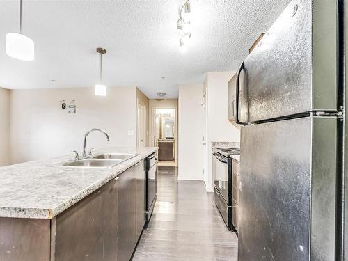 117 3357 16A Avenue, Edmonton, AB - Indoor Photo Showing Kitchen With Double Sink With Upgraded Kitchen