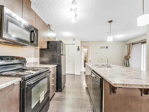 117 3357 16A Avenue, Edmonton, AB - Indoor Photo Showing Kitchen With Double Sink